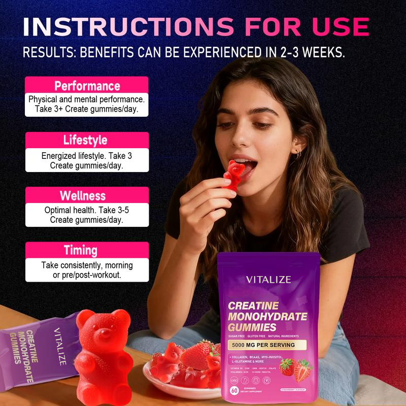 Vitalize - Gomitas de Creatina